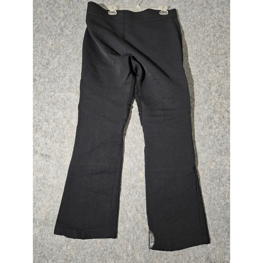 Subell Ski Pants Mens Size 38 Black Wool Blend Moto Knee Padded Flare - Picture 3 of 8